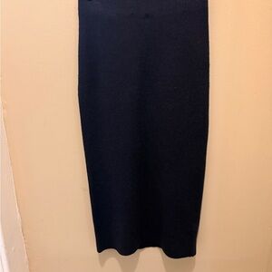 Massimo Dutti Classic Blue Pencil Skirt